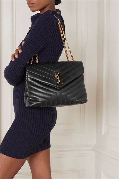 ysl lulu bag large|ysl quilted shoulder bag.